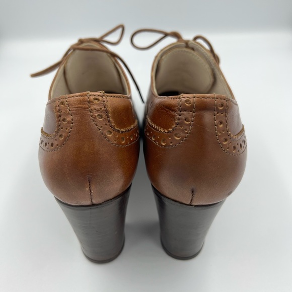 BODEN Brogue Heeled Ankle Boots - Picture 5 of 9